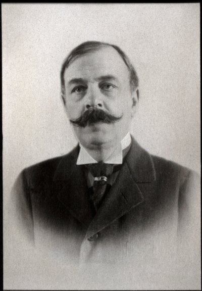 Porträt von Octave Mirbeau (1848-1917), französischer Schriftsteller von French Photographer